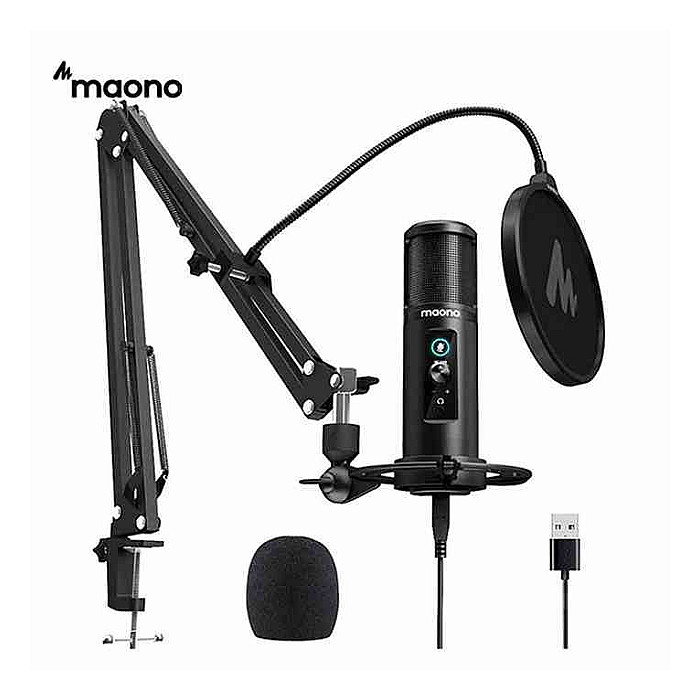 Maono AU-PM422 Professional Condenser microphone with touch mute button